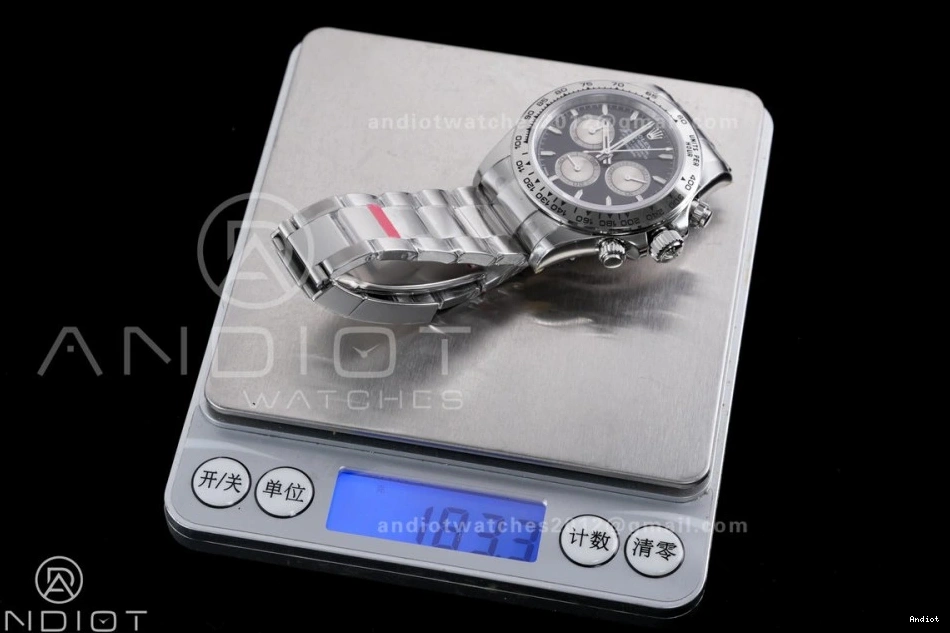 Silver VSF Black Edition 1:1 Weight Oyster 126509 Bracelet Daytona Dial On Gain DD4131 Sub-dial V3 Best 1129